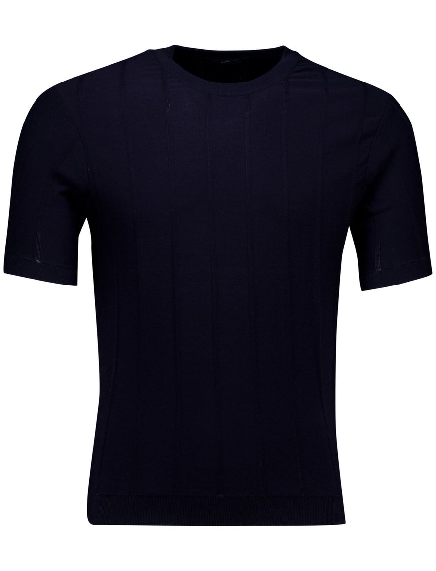 Paul & Shark Fresco knitted t-shirt donkerblauw