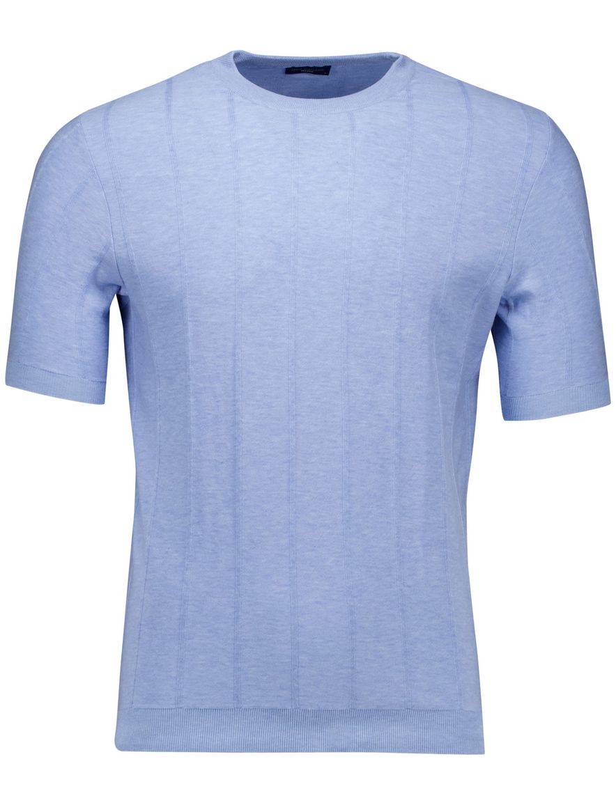 Paul & Shark Fresco knitted t-shirt lichtblauw