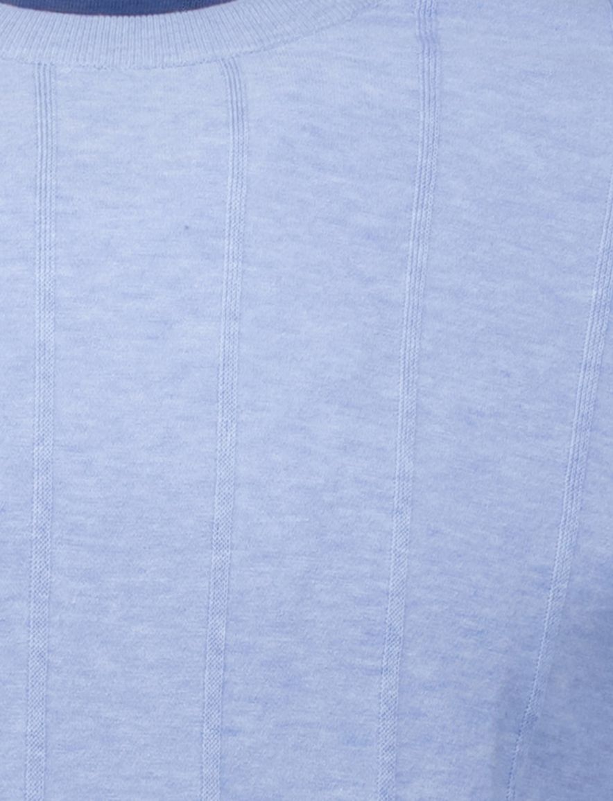 Paul & Shark Fresco knitted t-shirt lichtblauw