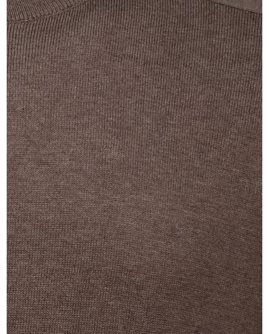 Paul & Shark Cotton & Silk trui bruin