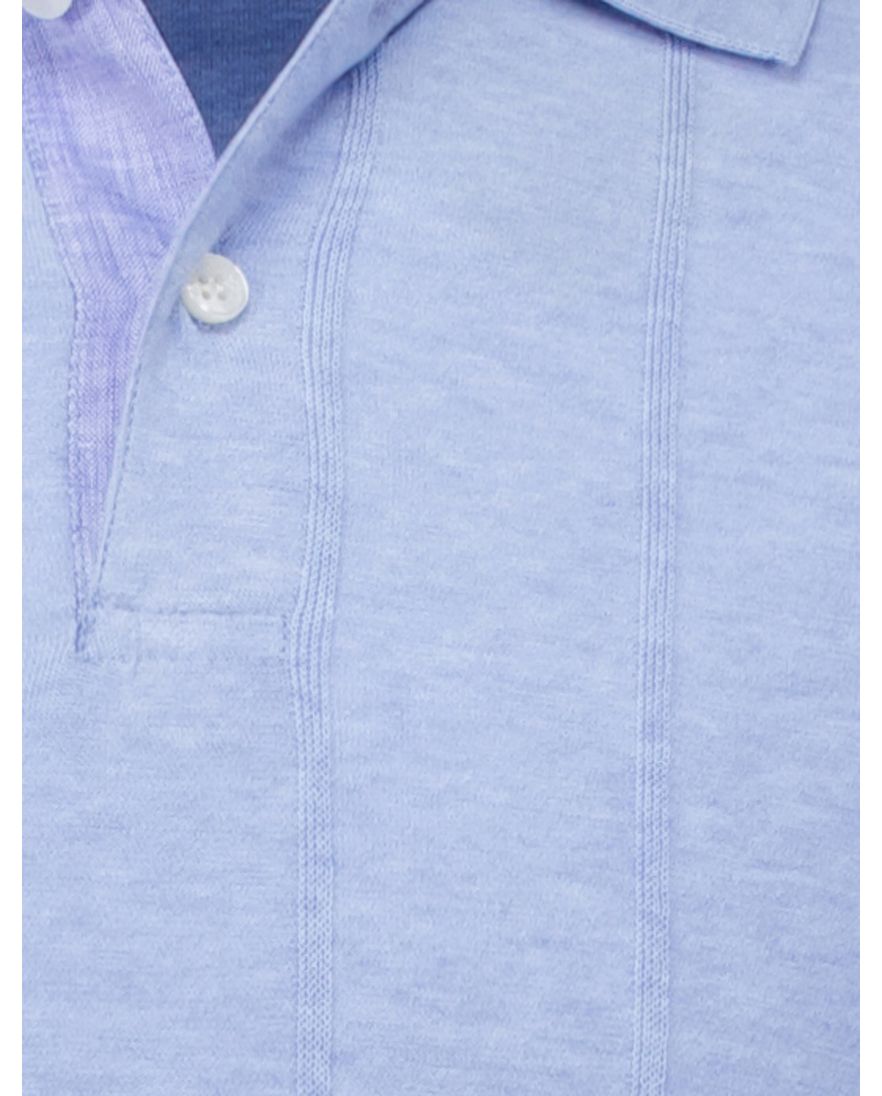 Paul & Shark polo Fresco lichtblauw strepen