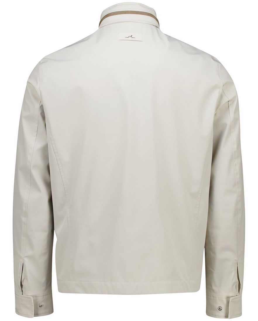 Paul & Shark zomerjas beige effen met borstzak