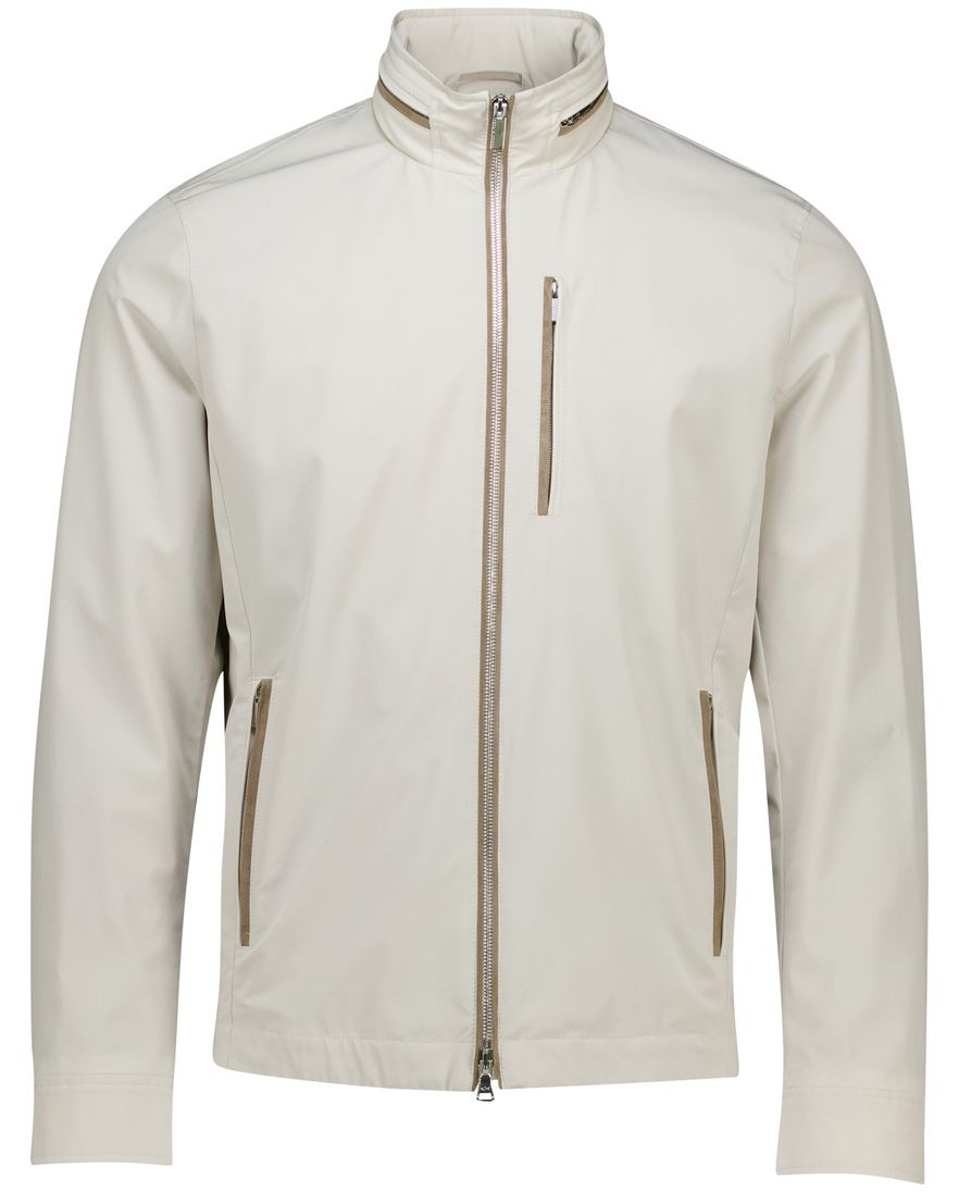 Paul & Shark zomerjas beige effen met borstzak