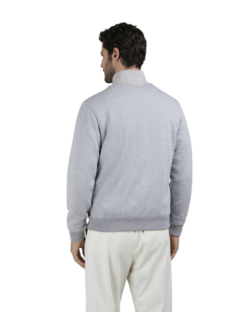 Paul & Shark aqua leather leer