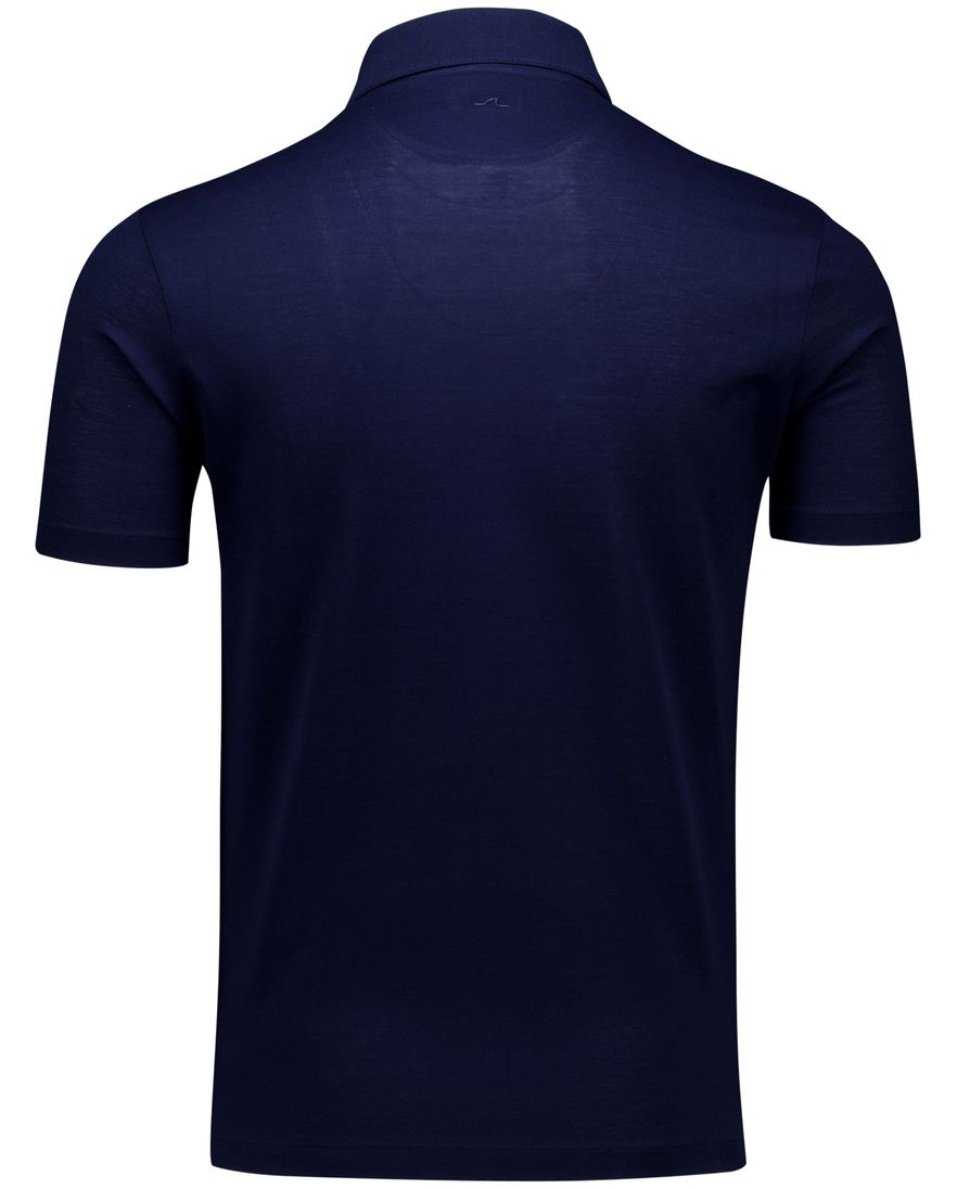 Paul & Shark polo blauw met rits wijde fit