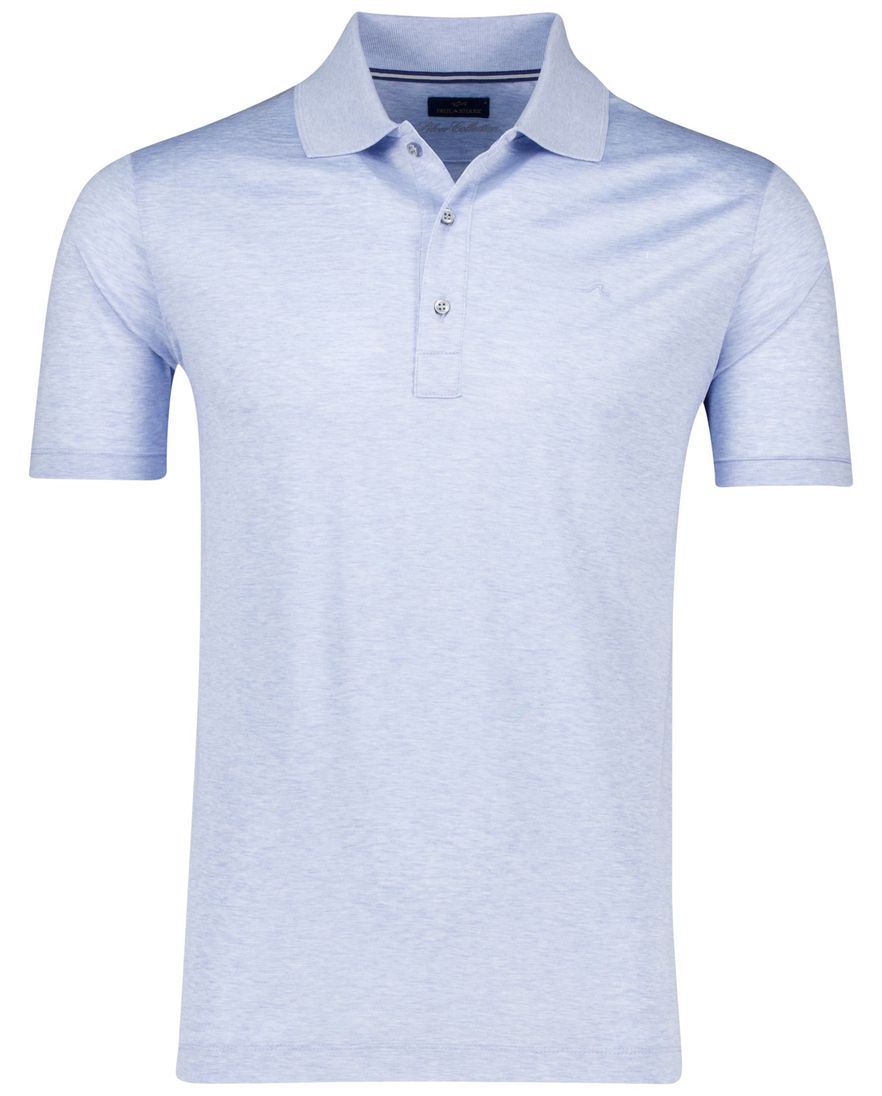 Paul & Shark polo blauw gemêleerd korte mouw
