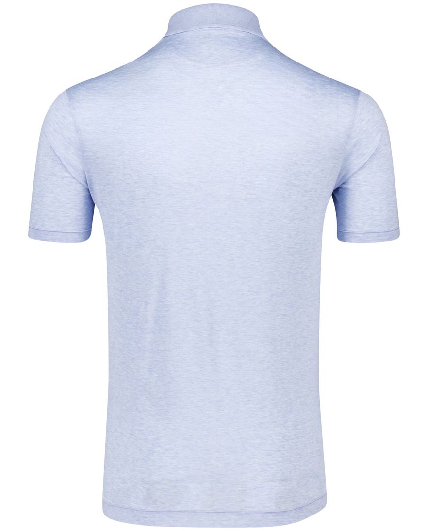 Paul & Shark polo blauw gemêleerd korte mouw