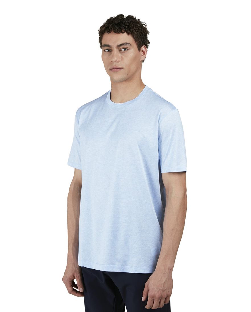 Paul & Shark t-shirt lichtblauw Silver