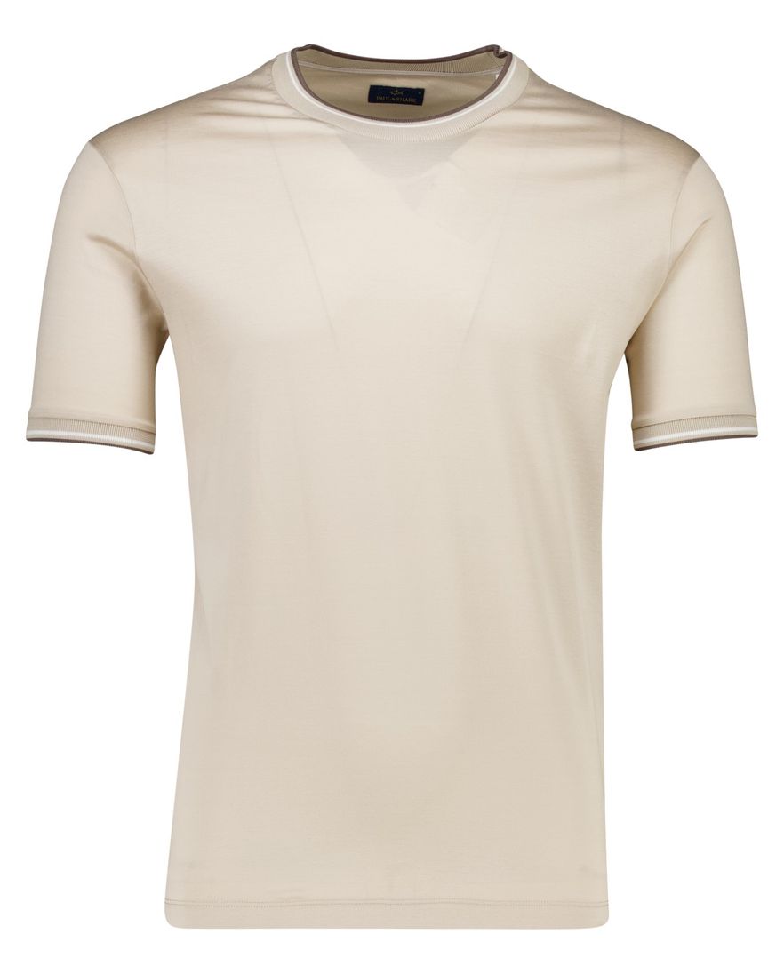 Paul & Shark Knitted Cotton t-shirt beige
