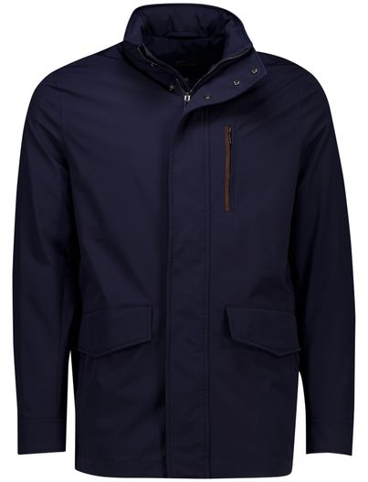 Paul & Shark Paul & Shark typhoon tussenjas donkerblauw effen