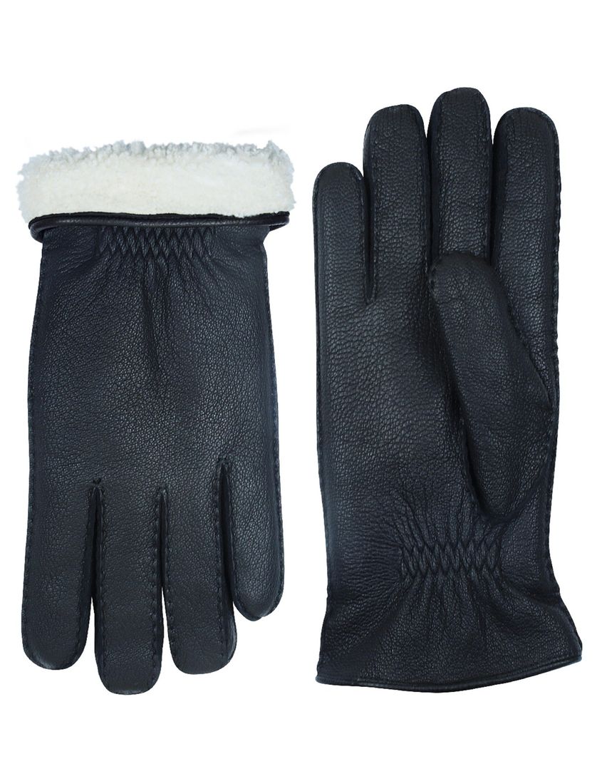 Handschoenen Laimbock Eton zwart nappaleer