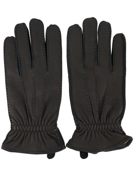 Laimbock Handschoenen Hitchin zwart leer