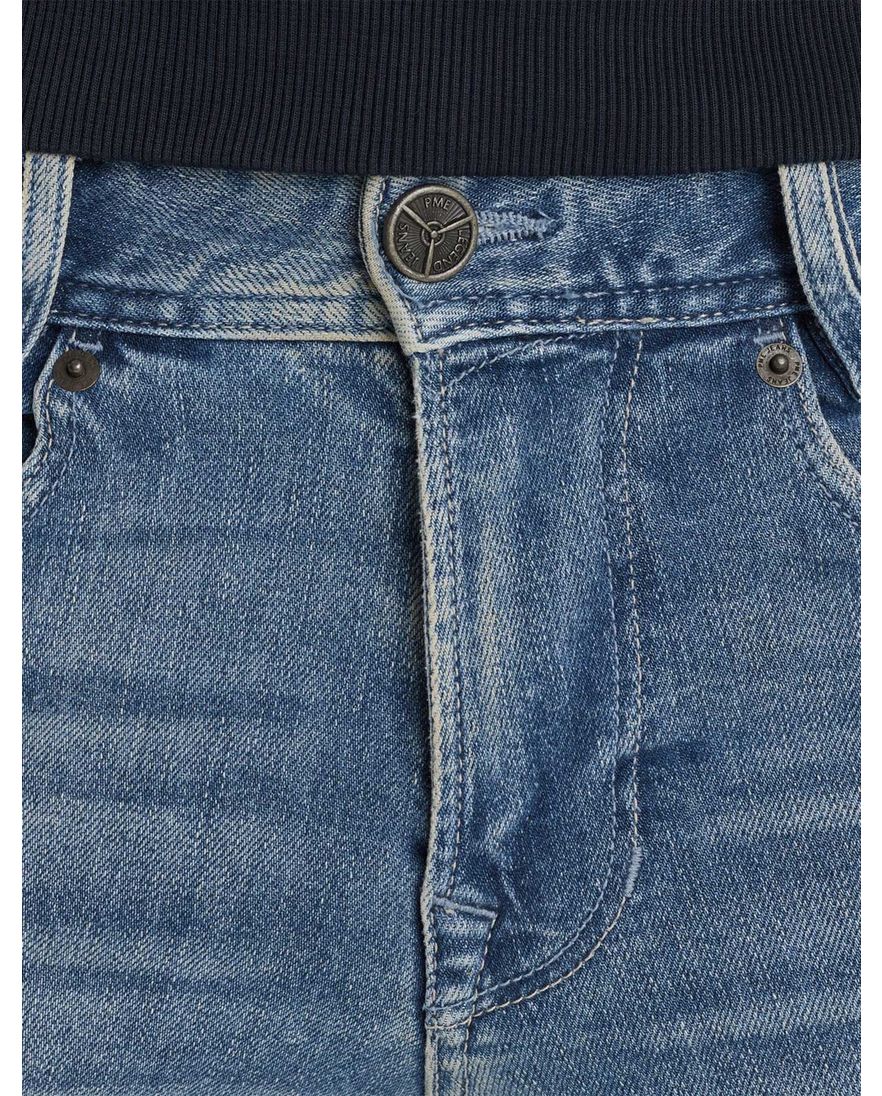 PME Legend Skyrak jeans regular fit denim blauw 5-pocket