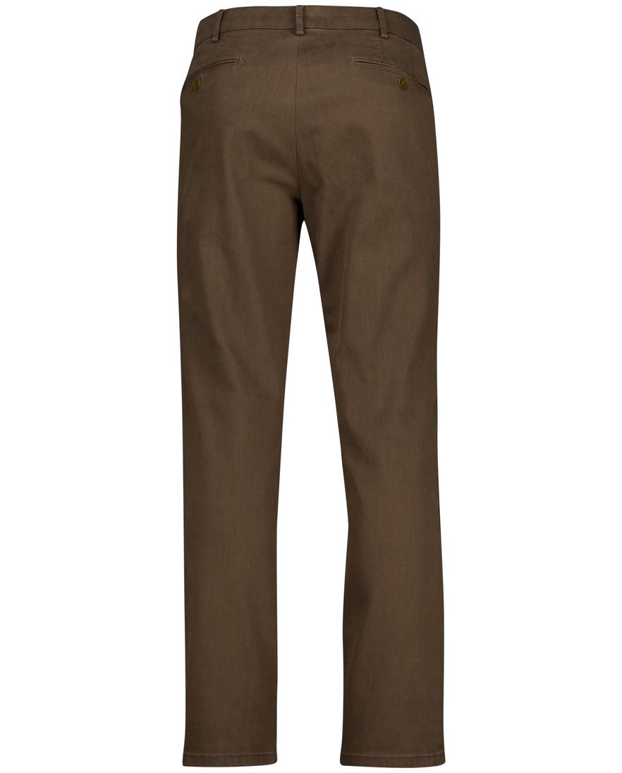 Meyer Pantalon bruin effen RIO chino