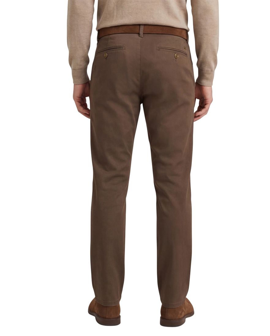 Meyer Pantalon bruin effen RIO chino