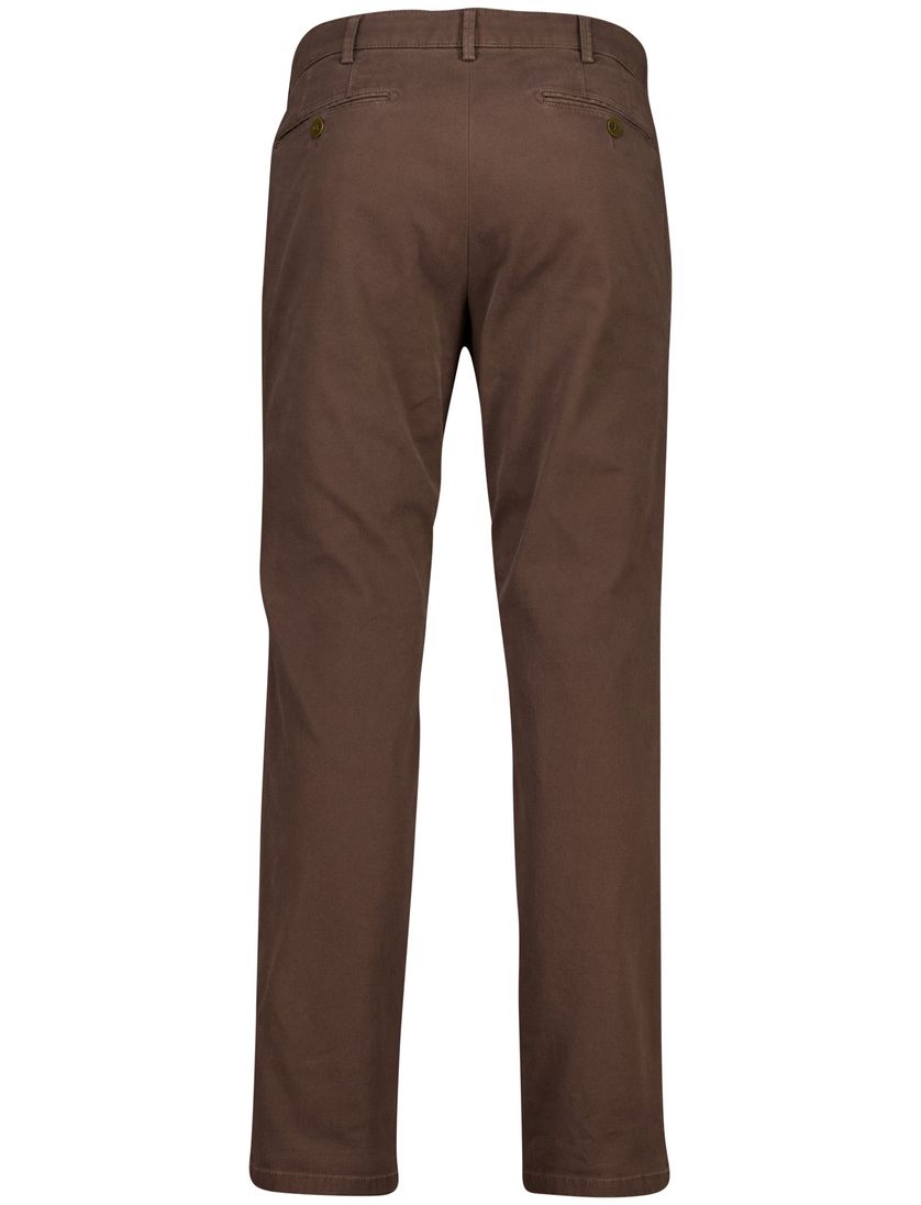 Meyer Pantalon bruin perfect fit katoen
