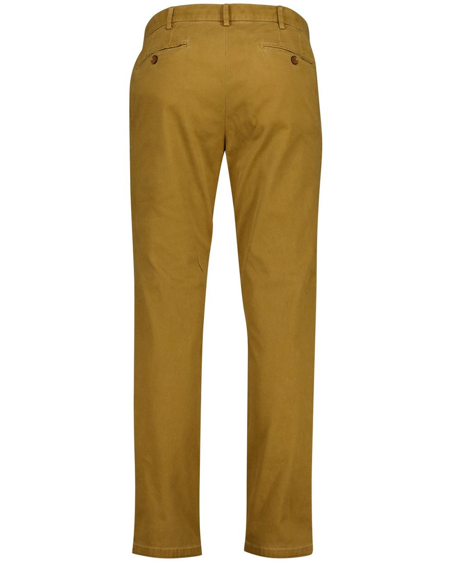 Meyer chino okergeel effen katoen