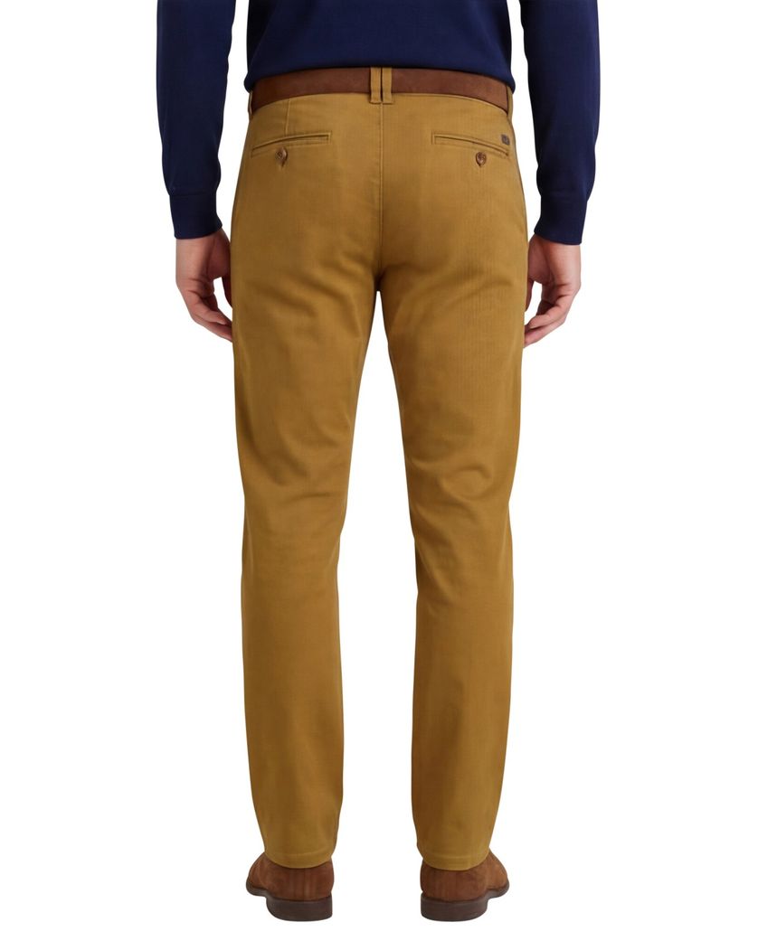 Meyer chino okergeel effen katoen