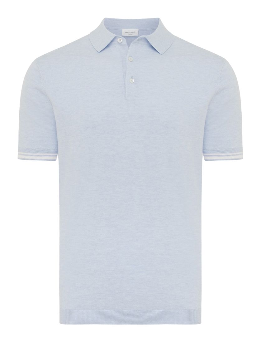 Gentiluomo polo lichtblauw gemeleerd