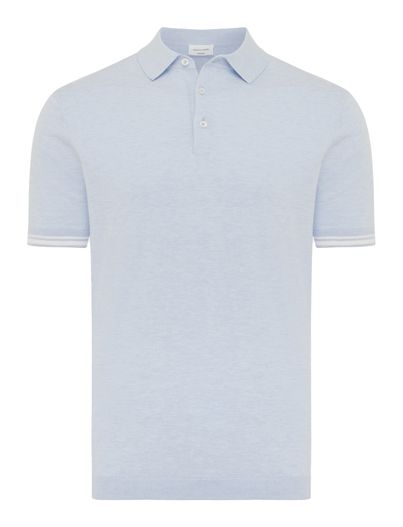 Gentiluomo poloshirt korte mouw lichtblauw Gentiluomo