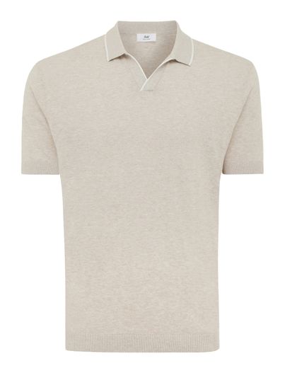 Gentiluomo poloshirt korte mouw beige Gentiluomo