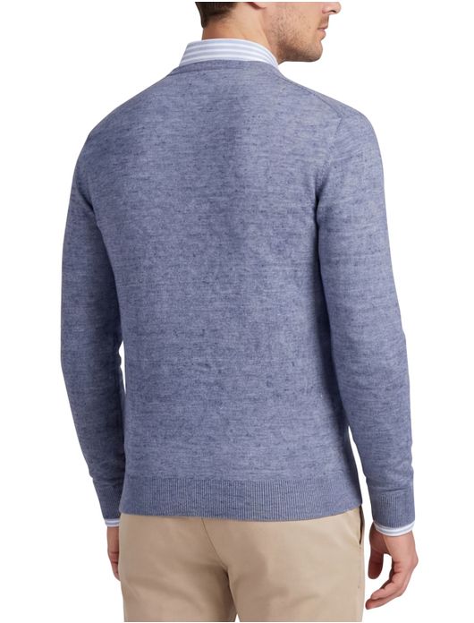 Gentiluomo trui blauw regular fit gemêleerd