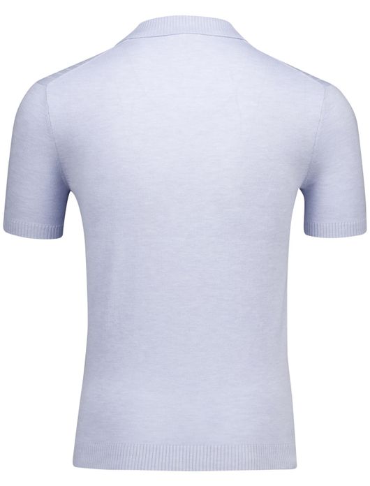 Gentiluomo polo lichtblauw v-hals
