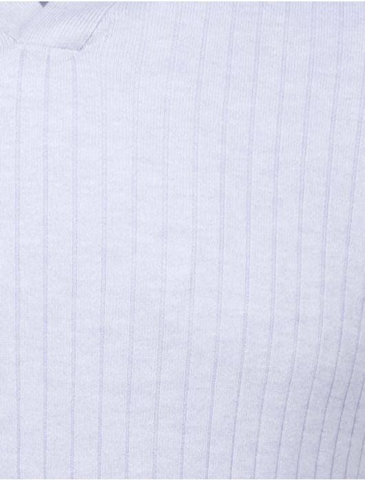 Gentiluomo polo lichtblauw v-hals