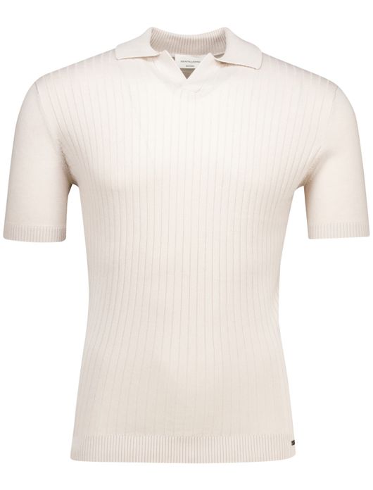 Gentiluomo polo beige v-hals