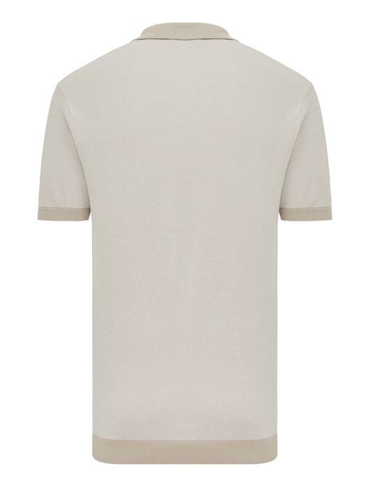 Gentiluomo polo bruin effen