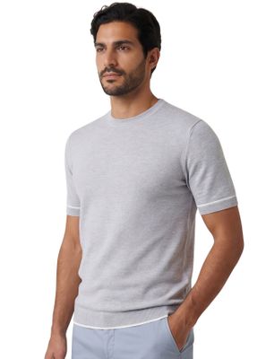 Gentiluomo Gentiluomo t-shirt grijs korte mouwen
