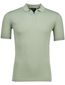 groene effen Genti polo normale fit