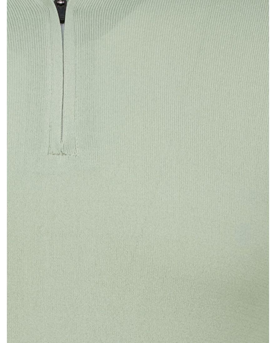 Genti polo groen effen normale fit