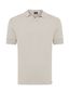 Genti polo beige effen normale fit