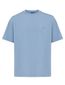 Genti T-shirt blauw effen normale fit polyamide