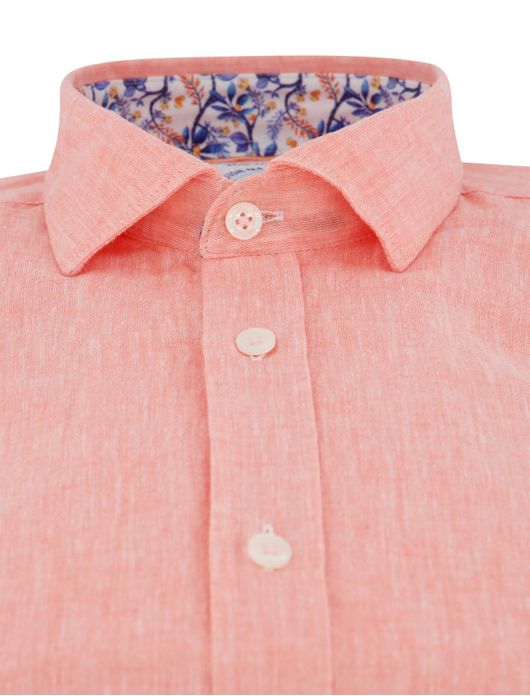 A Fish Named Fred overhemd zalm gemeleerd