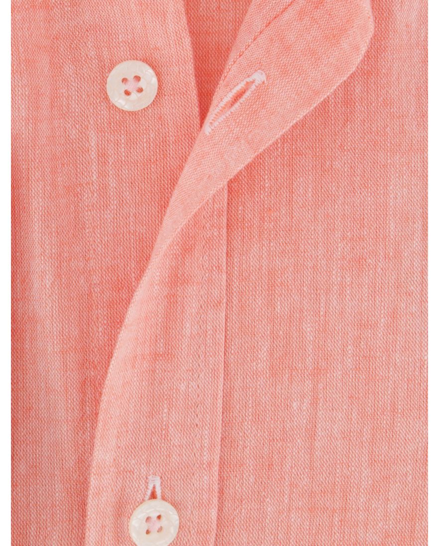 A Fish Named Fred overhemd zalm gemeleerd lange mouw