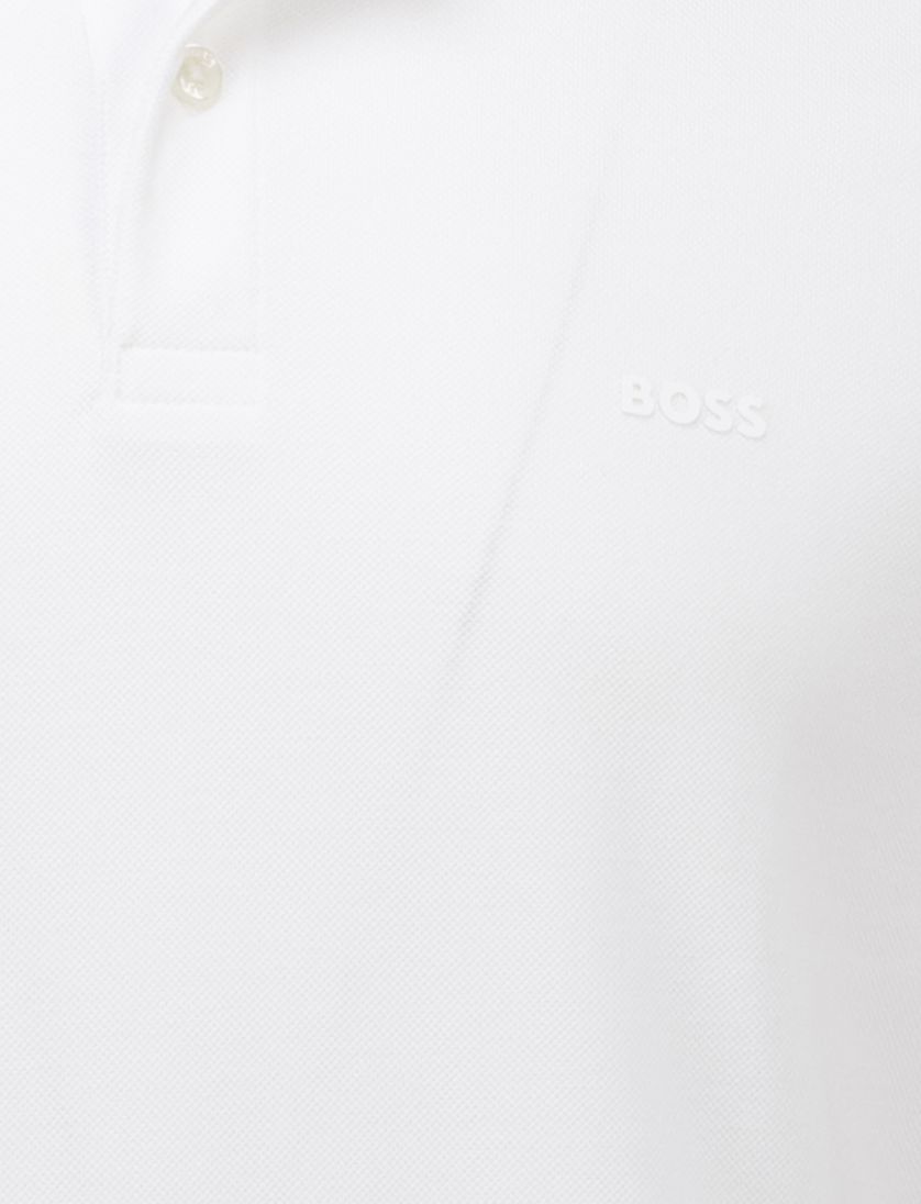 Boss Black Parlay polo korte mouw wit