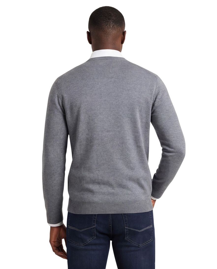 Boss Melba-P finest italian yarn grijs gebreid