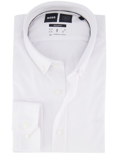 Hugo Boss Boss overhemd Regular Fit effen wit