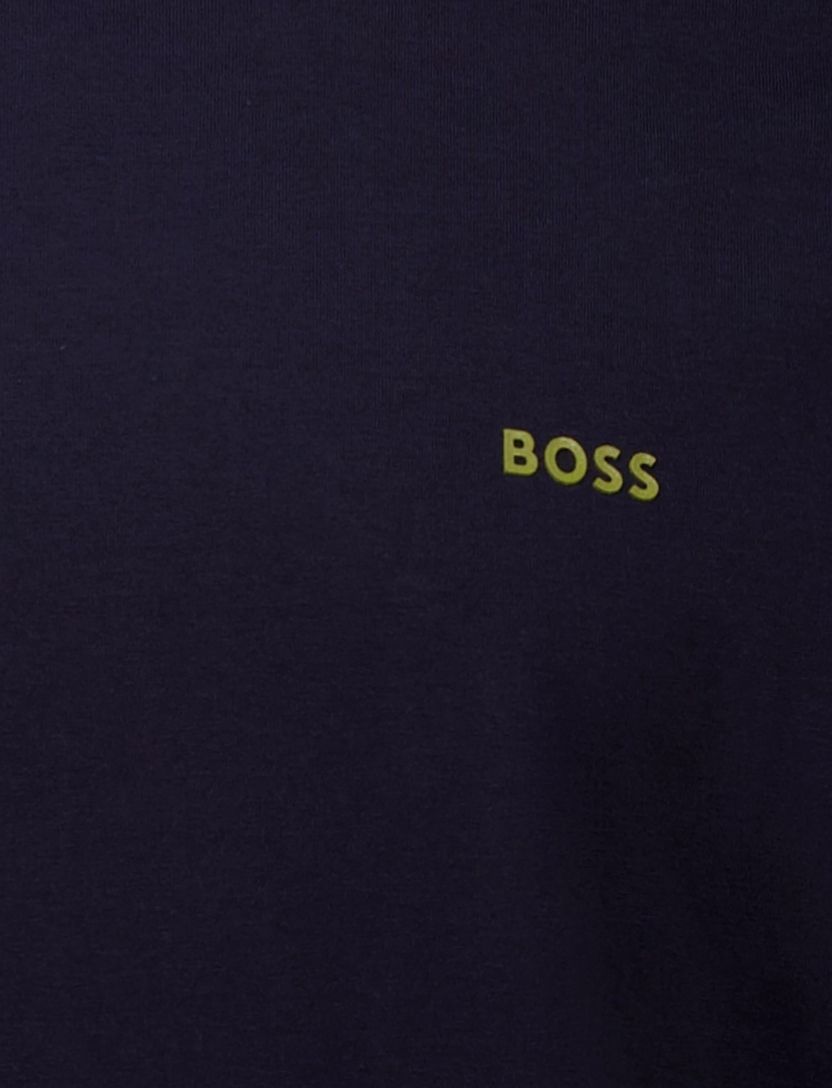 T-shirts Boss Green donkerblauw effen