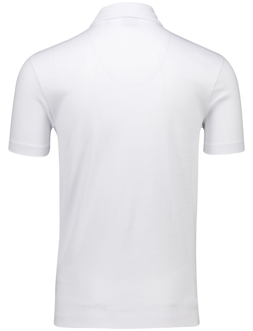 Hugo Boss polo wit White v-hals