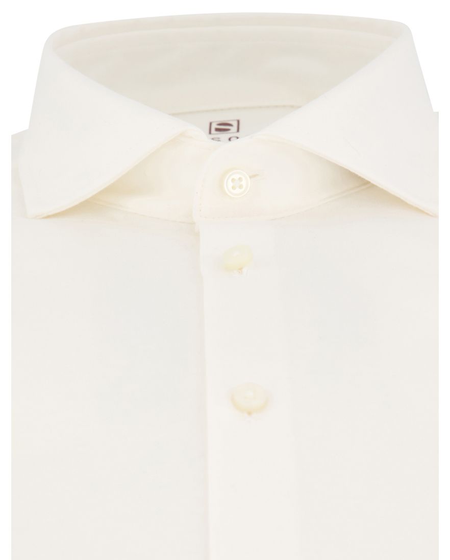 Desoto overhemd essential katoen creme