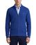 Gant vest blauw pique katoen
