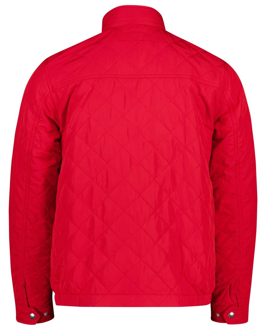 Gant jack rood effen hoge hals gewatteerd