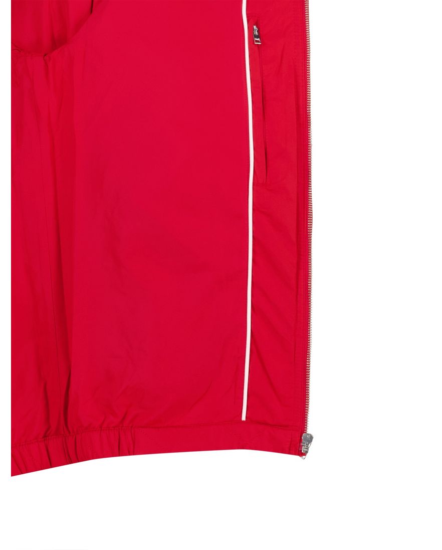 Gant jack rood effen hoge hals gewatteerd