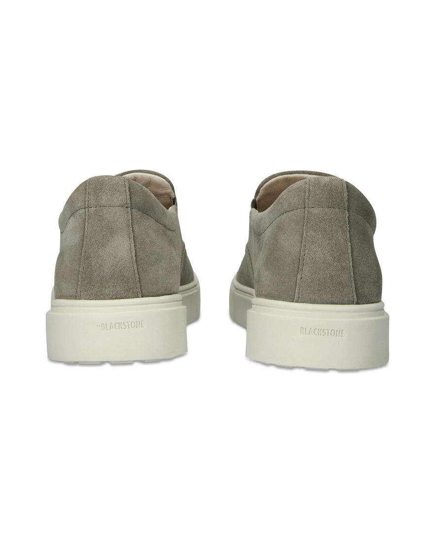Blackstone instappers groen suède