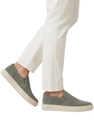 Blackstone Blackstone instappers groen suède