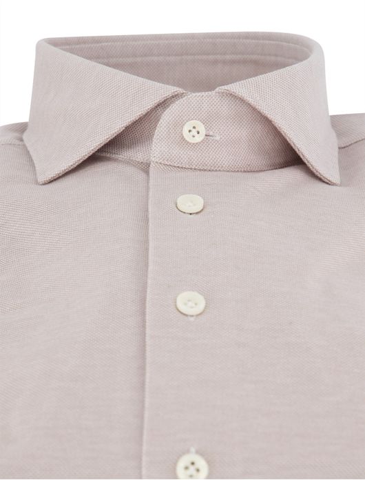 Profuomo overhemd knitted beige