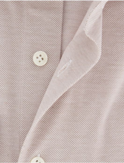 Profuomo overhemd knitted beige